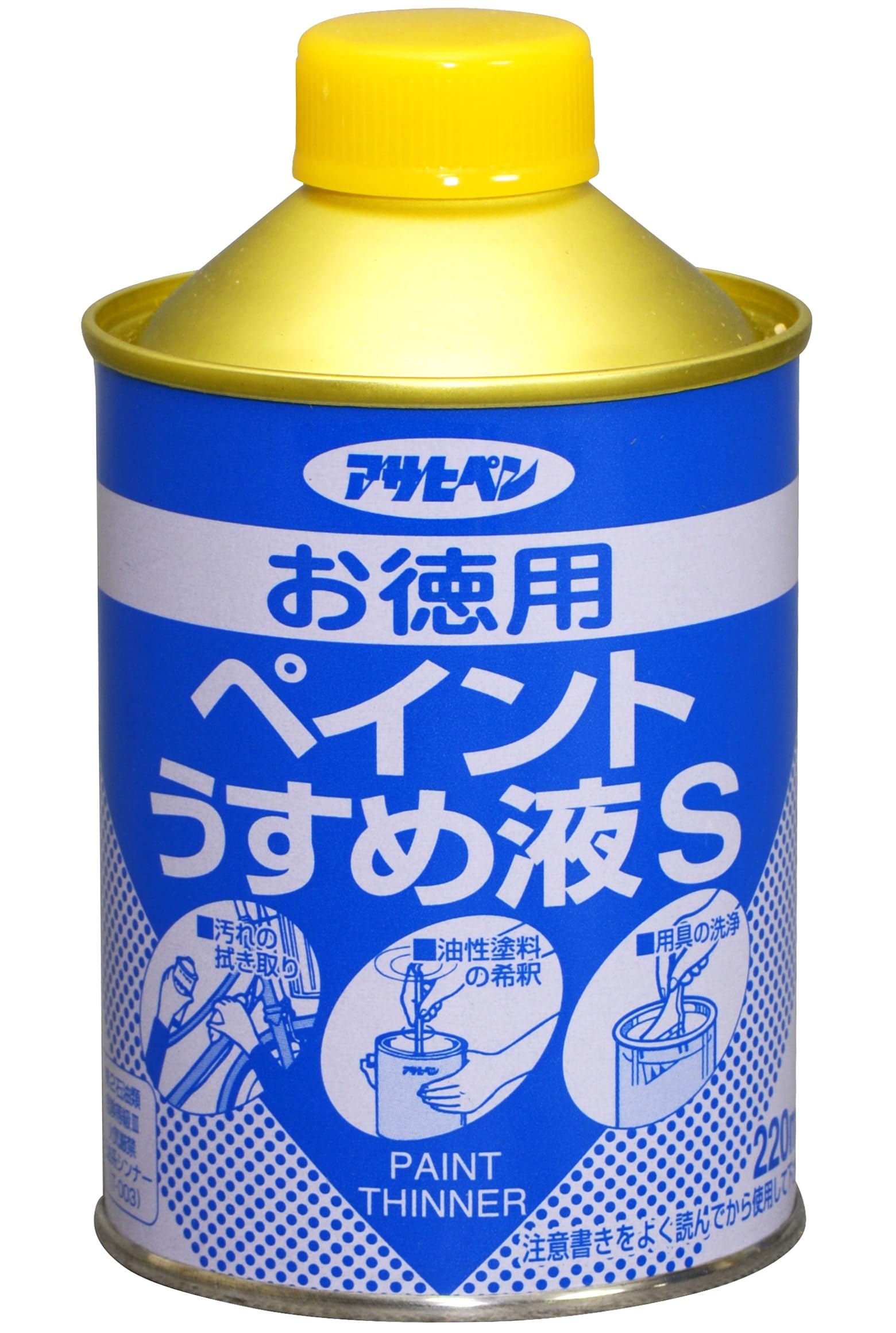 ペイント薄め液 Amazon | アサヒペン お徳用ペイントうすめ液S 220ml 塗料 ペンキ 希釈